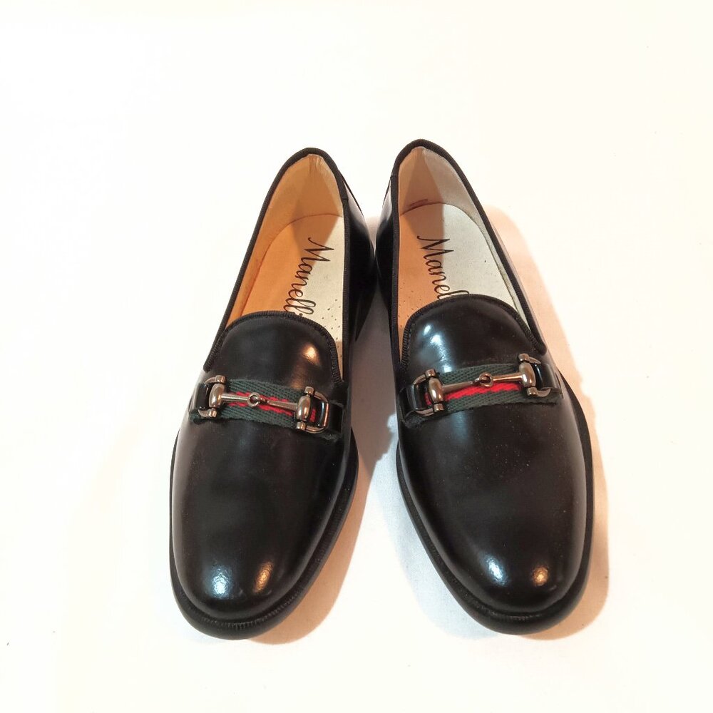 Moncler Kids Black Dress Shoes